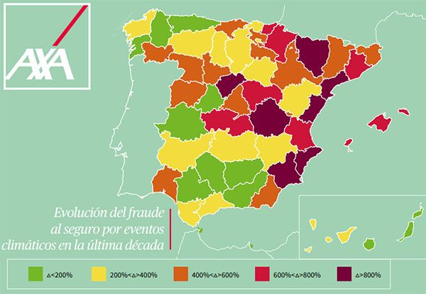 mapa España tasa fraude